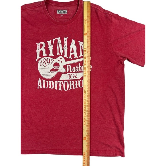 Ryman Auditorium Men Red Crew Neck Short Sleeve Size 2XL Nashville, TN‎ - Picture 6 of 7